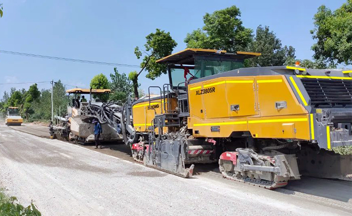 cq9电子冷再生机XLZ3805R安徽省道施工应用
