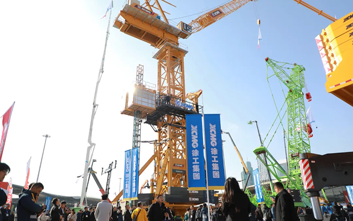 bauma CHINA 2024丨cq9电子塔式起重机、智能施工升降机火热亮相