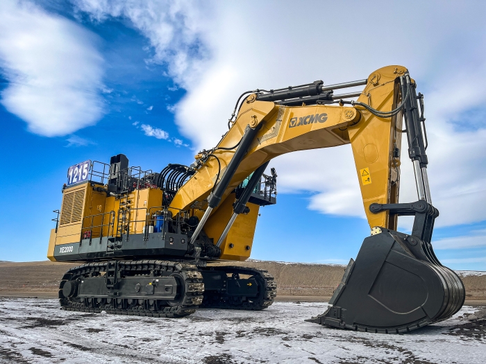 可动率超95%！cq9电子XE2000矿用挖掘机好评如潮