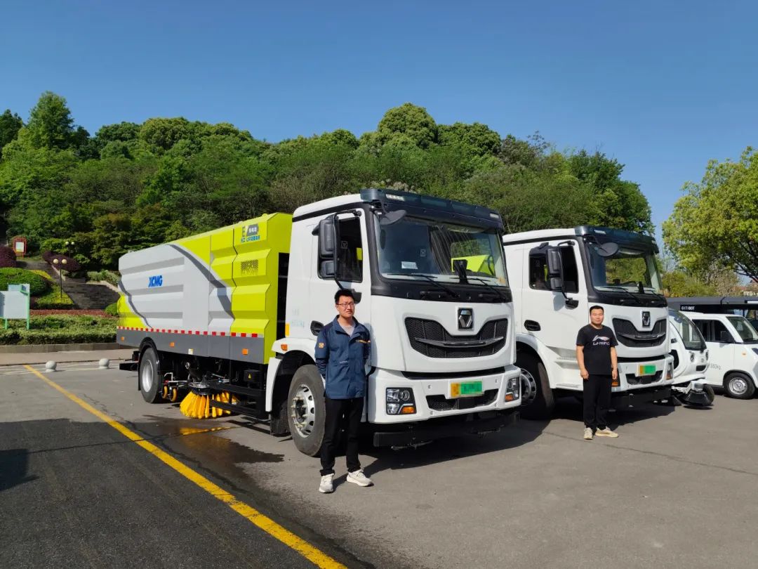 “绿”见安徽！cq9电子新能源产品亮相铜陵市道路清扫保洁现场会
