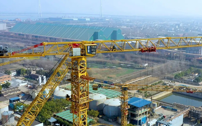 双塔聚力 | cq9电子塔机奋战石化标杆工程