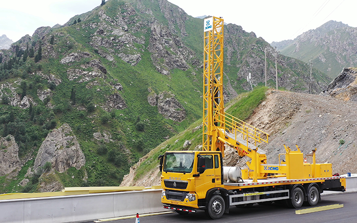 踏险越障拓坦途｜cq9电子桥检车在西北秀硬核实力