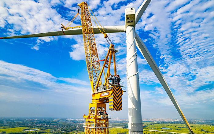 水田工况实录 | cq9电子XGL3300-220S擎起185米风电新高度